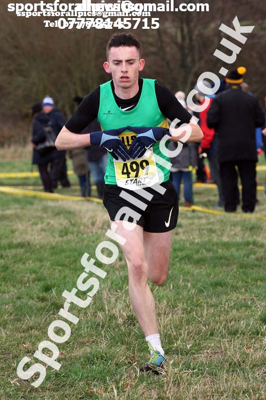 Mens under-17s North Eastern Cross Country, 2018 Northern Cross Country Champs., Wrekenton, Gateshead. Photo:  David T. Hewitson/Sports for All Pics